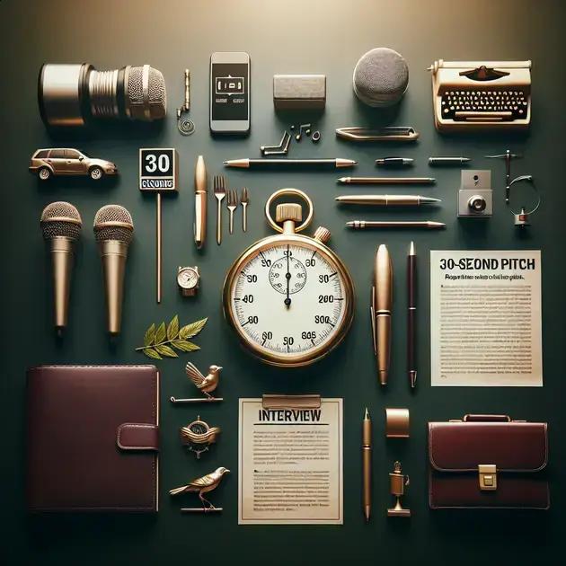 Como preparar um “pitch” de 30 segundos para entrevista: modelo pronto que impressiona